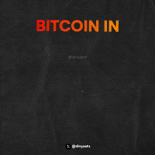 a poster that says bitcoin in days years and decades on it