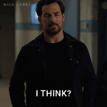 a man in a black jacket says " i don t know "