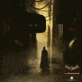 a poster for batman arkham knight shows a man in a cape