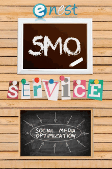 the word service is written on a blackboard next to a chalkboard