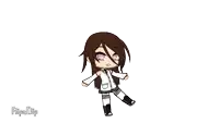a girl with long brown hair is wearing a white shirt and shorts .